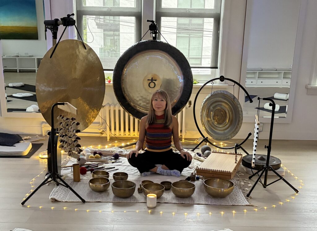 Sound Bath vancouver with Constance